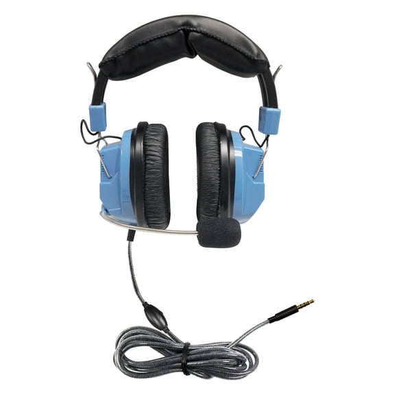 HamiltonBuhl Deluxe Headset with Gooseneck Mic and In-Line Volume Control plus TRRS Plug