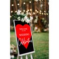 thumbnail image 4 of Darling Souvenir MADE WITH LOVE HeartLargeWelcomeSign, Decorative PosterWelcomeTo Our Wedding Poster For Easel Wedding Collection- 18x12, 4 of 5