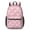 Black, variant on 17 Inch Lightweight Backpack,PVC Waterproof Oxford Fabric, Ergonomically Designed, with Large Capacity, Wildflower Garden Aesthetic Floral Print