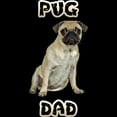 thumbnail image 3 of CafePress - Pug Dad Men's Dark Pajamas - Men's Dark Loose Fit Cotton Pajama Set, 3 of 7