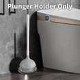 thumbnail image 7 of Tutuviw 2Pcs 7" Plunger Tray Black, Universal Toilet Plunger Holder, Plunger Catches Mat, Toilet Plunger Holder Only, Wicks Water from Plunger and Dries Quickly for Bathrooms - Black, 7 of 7