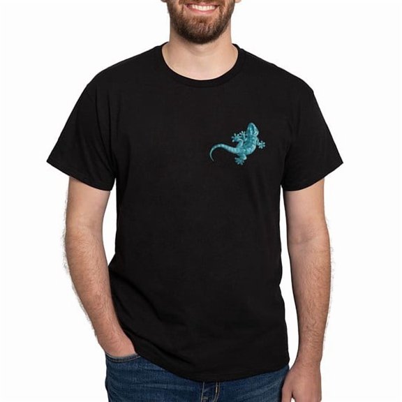 CafePress - Gecko Dark T Shirt - Men's Classic Cotton T-Shirts