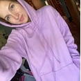 thumbnail image 2 of Laddies Casual 2 Piece Sets Long Sleeve Hoodies Sweatshirt Casual Loose with Pocket Drawstring High Waist Sweatpants Tracksuit Purple,XL, 2 of 4