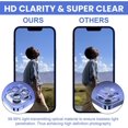 thumbnail image 5 of [2 Pack] Latest Lens Protector for iPhone 13 6.1”/iPhone 13 mini 5.4” Metal Cover Tempered Glass Lens Protective Accessories [Blue], 5 of 5