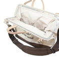 thumbnail image 3 of Klein Tools 16 in. W x 14 in. H Canvas/Leather Deluxe Tool Bag 13 pocket Beige 1 pc., 3 of 9