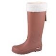thumbnail image 5 of Womens Summer Tops, Fashion Casual Spring Summer Japanese Style Solid Color Waterproof High Top, Women's Rain Boots, 5 of 5