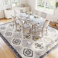 thumbnail image 4 of EnHomee 8x10 Area Rugs for Living Room Bedroom Vintage Indoor Carpet Rugs Machine Washable Area Rug,Blue, 4 of 9