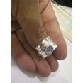 thumbnail image 2 of Solid 925 Aquamarine Natural Gemstone 925 Sterling Silver Ring,Silver Band Ring 925-Sterling Silver Ring,Spinner Ring Thumb Ring,Etsy cyber, 2 of 4