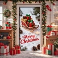 thumbnail image 4 of TIELUTT Rideau de Porte de Noël Intérieur Extérieur Célébration Saisonnière Fête pour Noël pour Maison Porte Jour du Souvenir Décorations Robe de Fête pour Femmes Ensemble de Décorations de Fête Robe de Fête Robe de Fête pour Femmes, 4 of 4