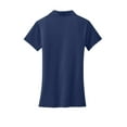 thumbnail image 6 of Port Authority Ladies Cotton Touch Performance Polo-S (Estate Blue), 6 of 6