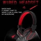 thumbnail image 5 of Noise Cancelling Heavy Headset Gaming Wired Universal Headset Foldable, 5 of 5