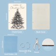 thumbnail image 2 of Organizador de tarjetas de felicitación con forma de árbol de Navidad, carpeta de postales de madera, almacenamiento de tarjetas, álbum de fotos de 2 anillas, 2 of 7