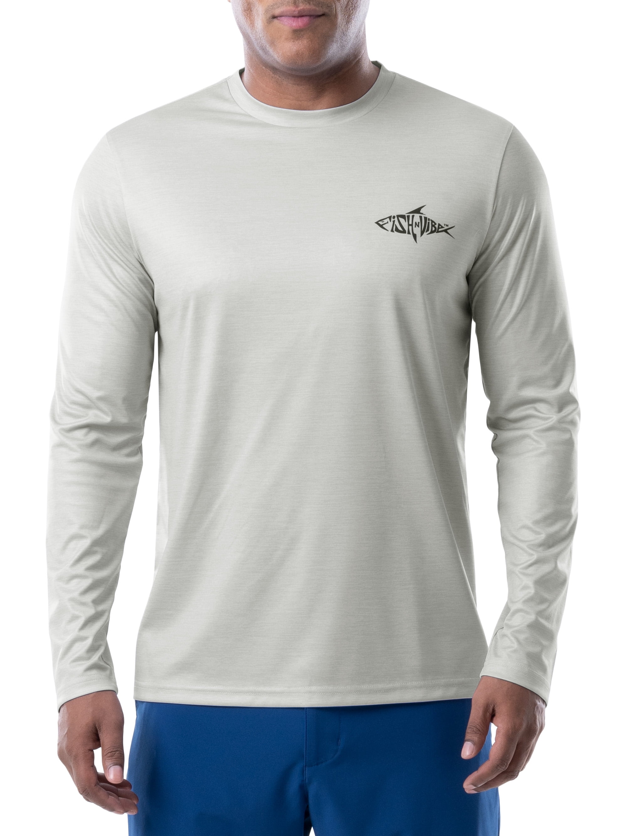 Fish n Vibe Men's Long Sleeve Sun Protection Performance Fishing Tee