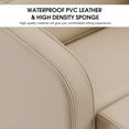 thumbnail image 6 of BarberPub Backwash Shampoo Station Chair, Adjustable Ceramic Wash Bowl Sink Chair for Spa Beauty Salon 9303 Beige, 6 of 6