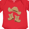 thumbnail image 4 of Inktastic Western Style Boy Boots Boys or Girls Long Sleeve Baby Bodysuit, 4 of 5