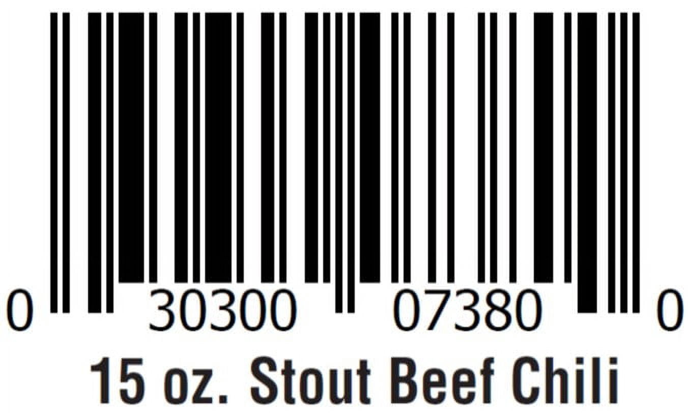 Castleberry's Food Truck Stout Beef Chili with Beans, 15 oz Can – Bold & Hearty Chili for Quick Meals
