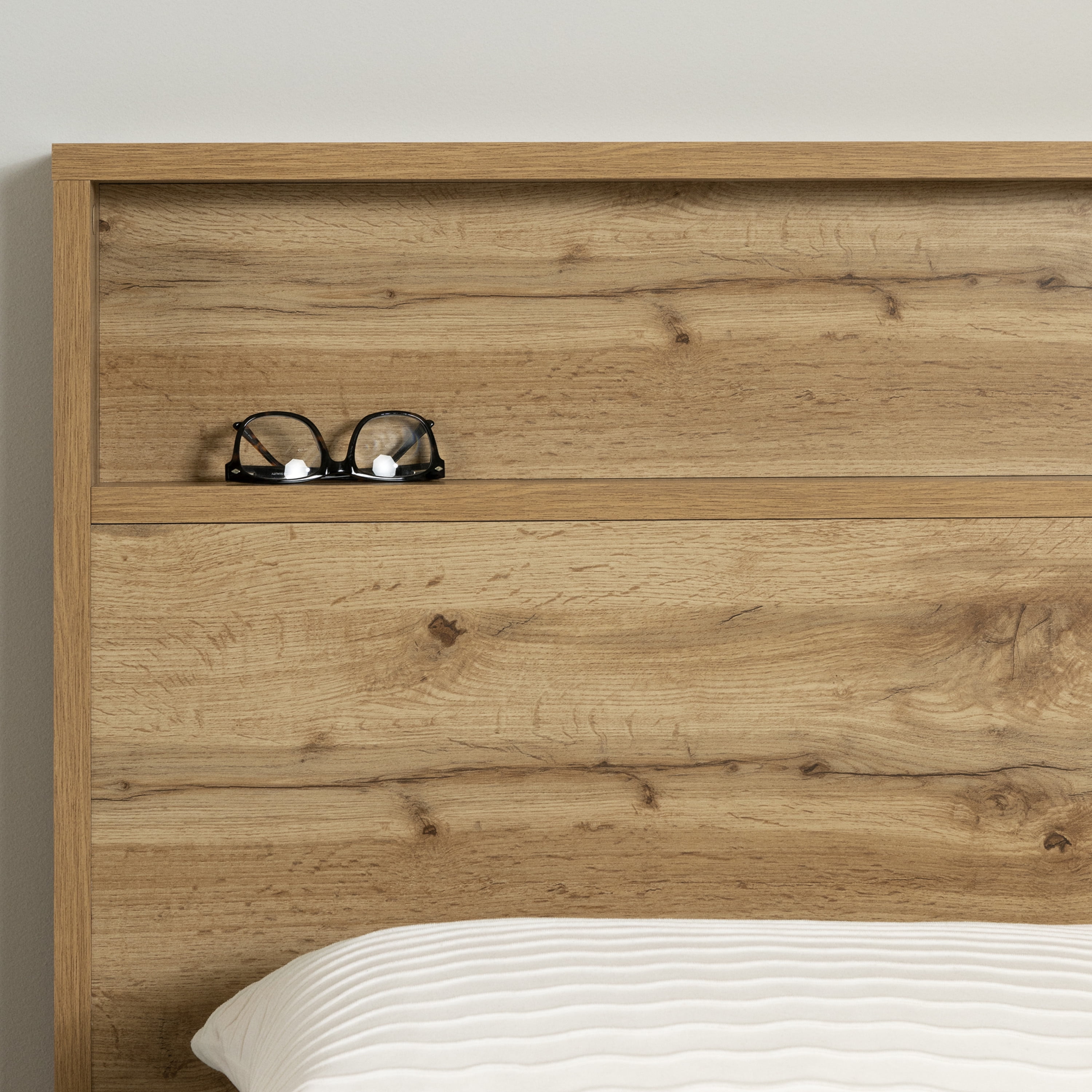 South Shore Musano, Urban Modern Headboard, Full/Queen Brown