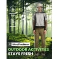 thumbnail image 2 of HENNCHEE Mosquito Suits for Adults, Mesh Net Bug Jacket Pant Suit, Outdoor Full Body Protection Mosquito Proof Clothing (S/M, Green), 2 of 7