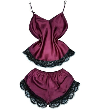 

Frehsky lingerie for women Fashion Lace Sleepwear Lingerie Temptation Underwear Nightdress Red