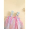 thumbnail image 4 of Bagilaanoe Newborn Baby Girl Summer Rompers Dress Flower Print Sleeveless Bodysuit 6M 12M 18M 24M Infant Tulle A-line Princess Dresses, 4 of 9