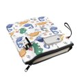 thumbnail image 3 of HELLHERO Book Sleeve Protector with Washable Lightweight Polyester Fabric Book Storage Bag for Librarian Hardcover Notebook Bible Journal Textbooks Paperbacks 11.4 Inch X 8.66 Inch, 3 of 8