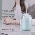 thumbnail image 3 of Humidificador USB de vapor frío con modo de niebla ajustable, tanque de agua de 300 ml que dura hasta 8 horas, luces LED de 7 colores que cambian, apagado automático sin agua para, 3 of 8