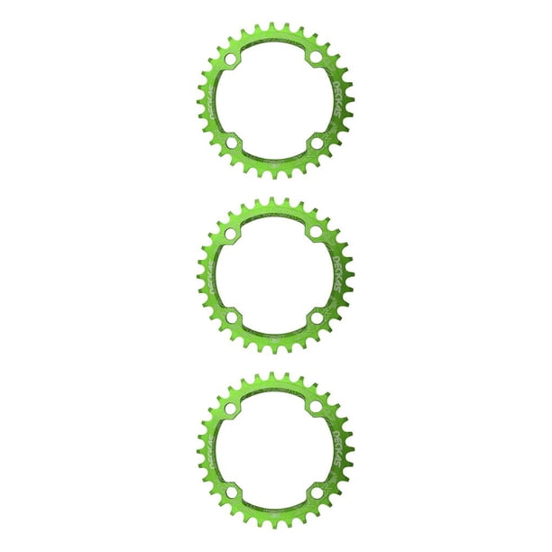 Sonducket Juego de bielas para bicicleta, placa de disco de dientes, pernos anchos de 32 T, juego de cadenas de aluminio con orificio, piezas de Type1 NO1