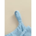 thumbnail image 6 of Baby Girls Sleeveless Dress Front Bowknot Stripe Sling Summer Romper Princess Casual Jumpsuit, 6 of 10