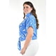 thumbnail image 2 of Blusa fresca con moño Roman fashion /Tallas Extras, 1819 (Azul) azul 38, 2 of 5