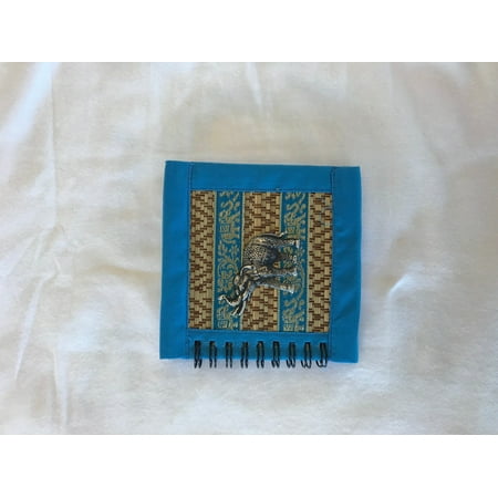 Elephant Decal Small Spiral Notepad (Colors Vary)