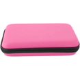 thumbnail image 1 of HUGFEGWE Game Console Carrying Case, Portable Hard Shell Travel Protective Case for New 3DS XL, 2DS XL, 3DS LL with 8 Game Slot Inner Pocket (Pink) CA919-109737, 1 of 9