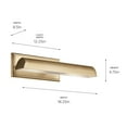 thumbnail image 3 of Kichler Lighting - Carston - 2 Light Picture Light-4.75 Inches Tall and 18.25, 3 of 7