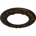 thumbnail image 3 of Ekena Millwork 12 1/4"OD x 7 1/2"ID x 7/8"P Ribbon with Bow Ceiling Medallion (Fits Canopies up to 7 1/2"), Hand-Painted Bronze, 3 of 6