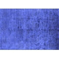 thumbnail image 1 of Ahgly Company Machine Washable Indoor Rectangle Oriental Blue Industrial Area Rugs, 2' x 3', 1 of 4