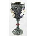 thumbnail image 2 of Magical Enchanted Waterfall Kingdom Unicorn 5oz Wine Drink Goblet Chalice Resin Figurine With Stainless Steel Cup, 2 of 4