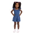 thumbnail image 6 of Wonder Nation Toddler Girls Allover Print Cotton Romper with Ruffle Sleeves, Sizes 12M-5T, 6 of 8