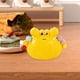 thumbnail image 4 of Juego de tenedores de fruta con soporte para cangrejos, lindos tenedores de postre, decoración de mesa de plástico para Amarillo, 4 of 5