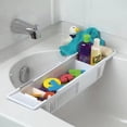 thumbnail image 3 of Support d'Étagère Réglable Baignoire Plateau de Baignoire Extensible Table de Rangement en Plastique pour Baignoire Étagère de Baignoire pour Jouets d'Enfants Bouteille de Shampoing Bric-à-Brac Support de Jouets de Bain, 3 of 8