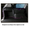thumbnail image 4 of MPXBM Cargo Mat for Audi e-tron 2019 2020 2021 2022 2023 2024, Trunk Mat Leather Full Coverage All Weather Waterproof Protection Car Accessories,(Black-Red), 4 of 5