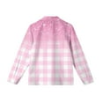 thumbnail image 2 of Drmagiyhm Girls Long Sleeve Button Down Shirts Size 10-12 Long Sleeve Shirts french toast Uniform Shirts Casual Uniform Top Golf Button Tshirts Pink 9-10 Years, 2 of 4
