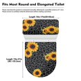 thumbnail image 7 of HELLHERO Elastic Edge Polyester Fabric Toilet Lid Cover Stretch Round Toilet Lid Dust Cover & Stretchy Fabric for Indoor Home, 7 of 7
