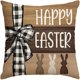 thumbnail image 3 of Juego de fundas de almohada de lino decorativas con diseño de conejito de pascua, 4 unidades, 45 x 4, 3 of 3