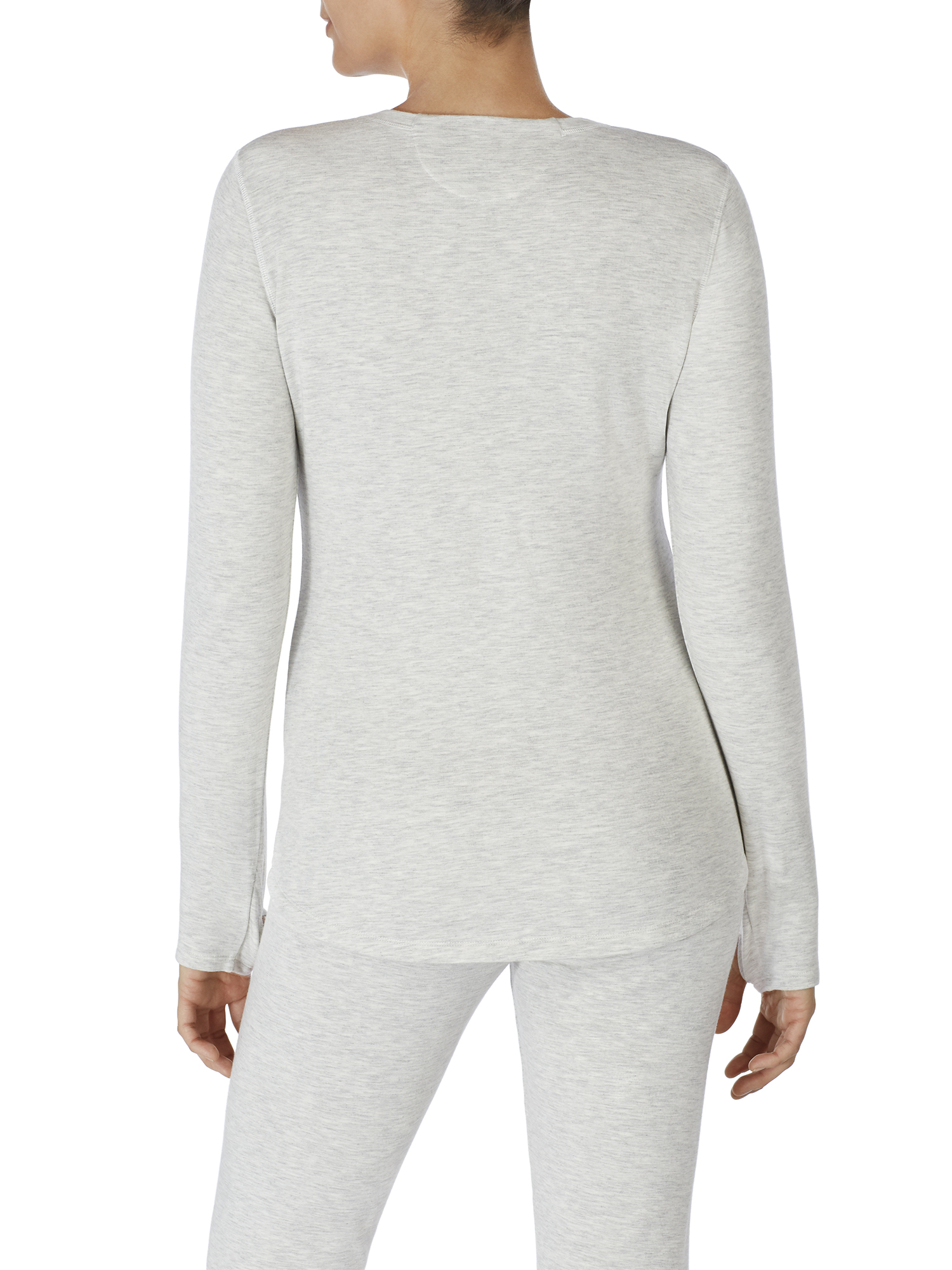 ClimateRight by Cuddl Duds Women’s and Women’s Plus Brushed Luxe Terry Long Sleeve Warm Underwear Top