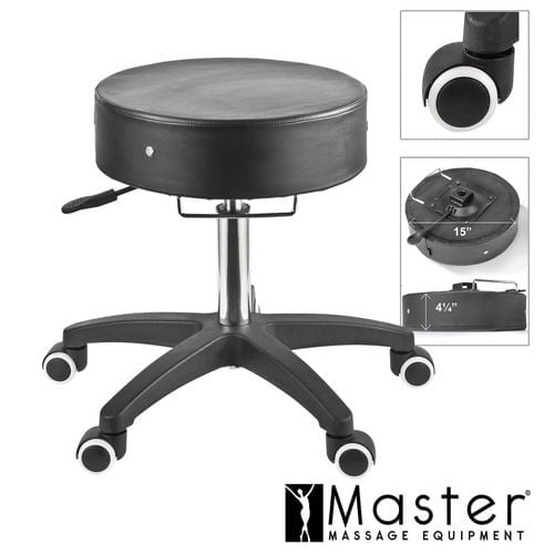 Master Massage Adjustable Rolling Stool