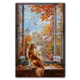 thumbnail image 3 of Canvas Wall Art for Living Room - Nova Scotia Duck Tolling Retriever Dog Poster Print Vintage Home Decor Pets Oil Painting Autumn Room Decor, 3 of 6