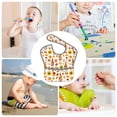 thumbnail image 6 of Bingfone Mess-Proof Baby Bib - Waterproof Bib for Baby Boy or Girl with Food Catcher Pocket, Unisex-Gnomes Autumn Harvest, 6 of 6