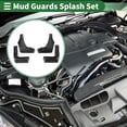 thumbnail image 2 of Guardabarros Unique Bargains Mud Flaps para Honda City GM6 2015-2019 con accesorios de montaje, 2 of 6