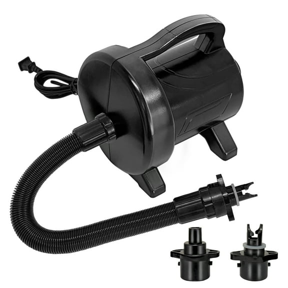 EJAEE 1200W Electric Air Pump with 2 Nozzles– Fast Inflation for Large Airtight Inflatables