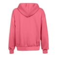 thumbnail image 6 of FEIFLY Women's Hoodies & Sweatshirts Casual Long Sleeve Pullover Solid Color Coats Lightweight Comfortable Fashion Tops For Everyday Wear, 6 of 6