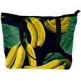 thumbnail image 2 of Banana Stylish Canvas Leather Mix Handbag with Twill, Sponge, Jeanette Material - 30x10.5x39cm Dimensions, 2 of 5